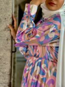 Turkish satin dress
