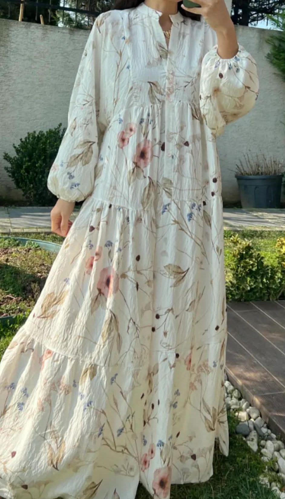 فستان منقوش تركي - Image 2