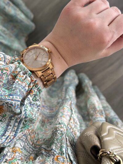 فستان منقوش