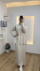 سوت قطعتين صوف تريكو